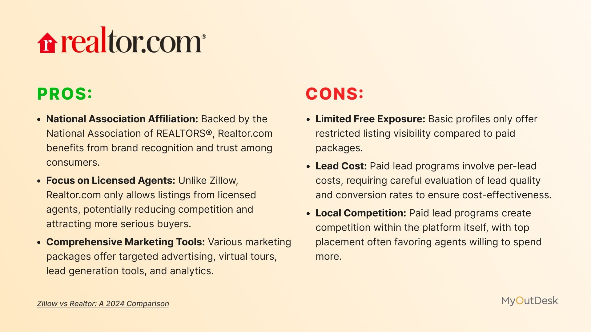 Realtor.com - pros and cons the pros and cons of realtor.com