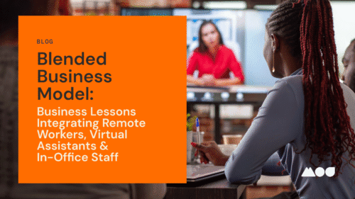 remote work blended team business blog