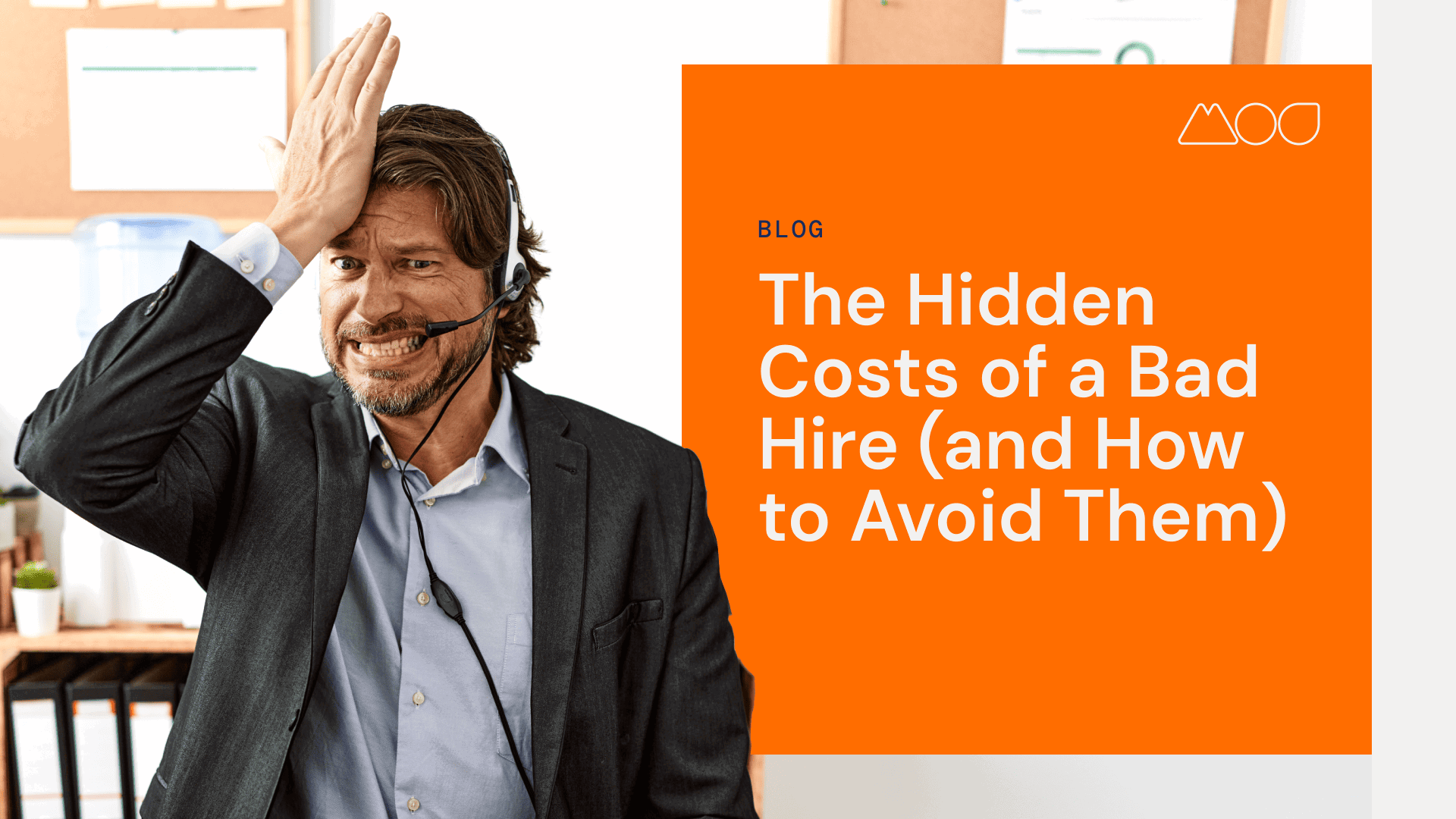 Business leader facing the hidden costs of a bad hire and considering outsourcing talent in 2025